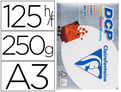 Papel Cópia  Branco DCP 250gr A3 125 Folhas