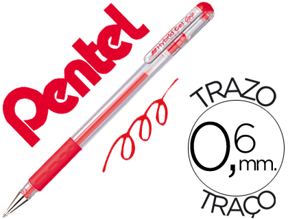 Roller  K116 Gel Grip Vermelho