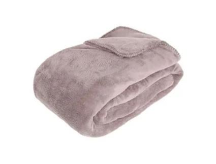 MANTA PLAID MICROFIBRA COR CINZENTO 230X180