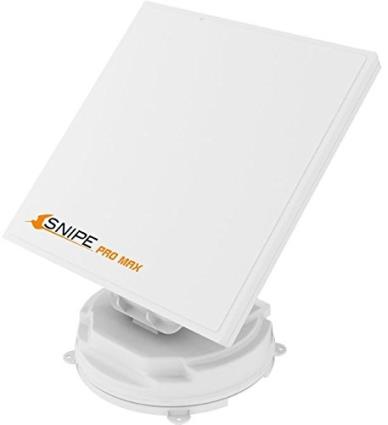 Antena Satélite Flat Home GPS AUTOMÁTICA/ROTATIVA (Single LNB) -  SNIPE PRO MAX