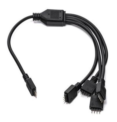 Splitter RGB 4 Pinos - 4x RGB 4 Pinos - 