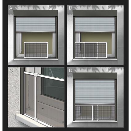 MOSQUITEIRA COM MOLDURA EXTENSIVEL 50X75-142CM