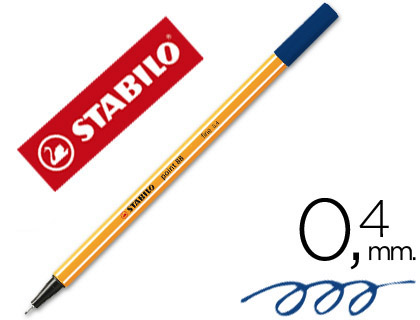 Marcador 0,4mm Fineliner  Point 88 /41 Azul