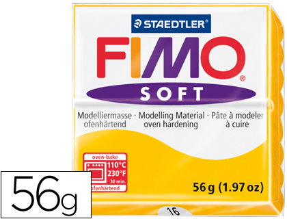 Pasta Modelar  Soft 56gr Amarelo Staedtler