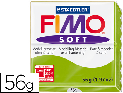 Pasta Modelar  Soft 56gr Verde Maça Staedtler