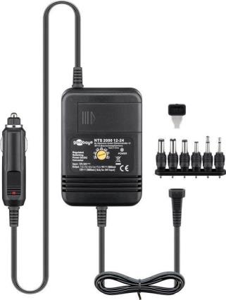 Alimentador de Isqueiro 1,5V ... 12V / 2A 24W - 