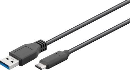 Cabo USB 3.0 A -> USB-C Macho (1 metro) - 