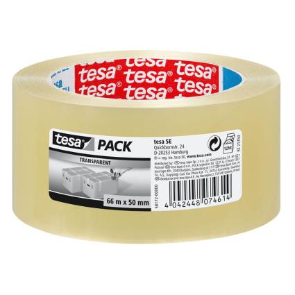 Fita Adesiva 50mmx66mts Transparente PP  Basic