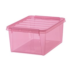 Caixa de arrumação SMARTSTORE 40X30X18 14L ROSA