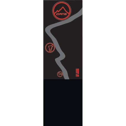 Cachecol Inverno Multifuncional One Size Black / Red / Grey