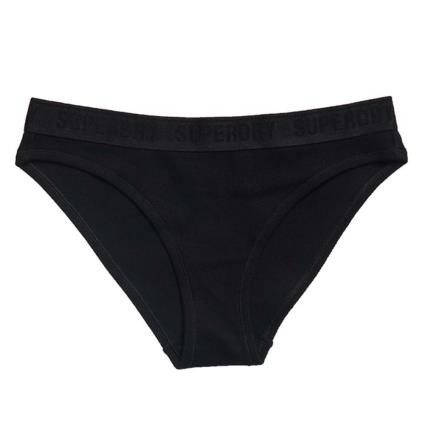 Calcinha Ribbed Bikini S Black