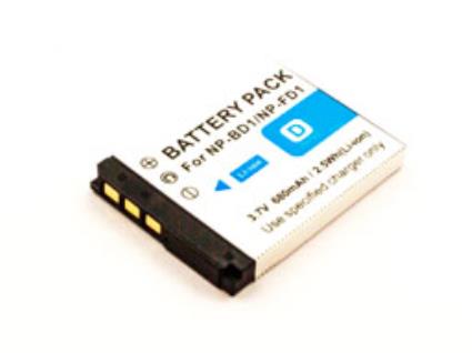 Bateria Compatível NP-BD1, NP-FD1 Sony (680mAh)
