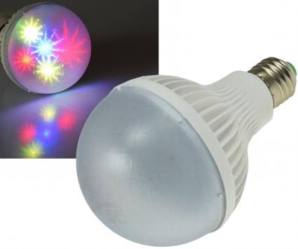 Lâmpada LED Efeitos RGB E27 220V 1,5W - ProFTC