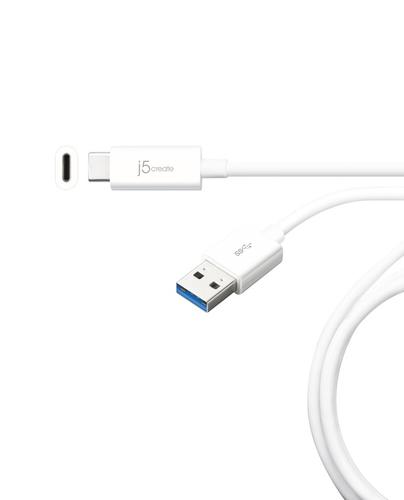 j5 create JUCX06 0.9m USB C USB A Macho Macho Branco cabo USB