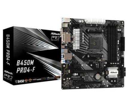MB AMD AM4 B450M Pro4-F