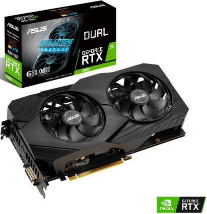 Placa Gráfica GeForce RTX 2060 Dual 6GB EVO - 