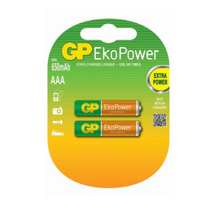 PILHA RECARREGÁVEL RECYKO R3 AAA (BLISTER 2 PILHAS) 