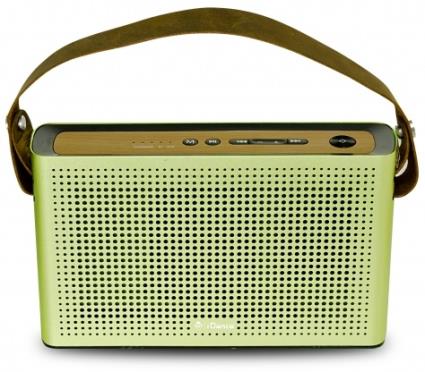 Coluna Portátil 50W c/ Leitor AUX e Bluetooth (Verde) - 