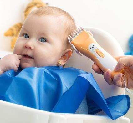 Máquina de cortar cabelo para bebé recarregável 