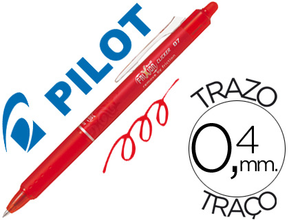 Caneta  Frixion Clicker Apagavel 0,7mm Cor Vermelho