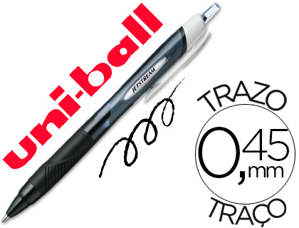 Marcador Uni-Ball Jet Stream Junior Sxn-150 Preto