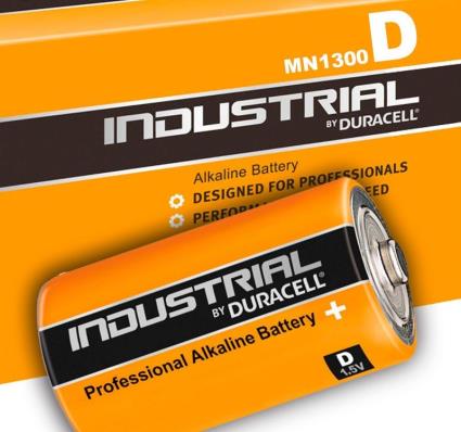 Emb. 10x Pilhas Ind. Alcalinas 1,5V D / LR20 -  INDUSTRIAL