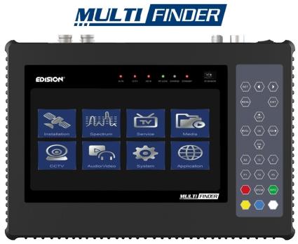 Medidor de Campo COMBO 7 (TDT, SATÉLITE, CABO e CCTV) MULTI-FINDER - 