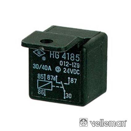 Relé 24VDC Inversor Unipolar 30A/40A