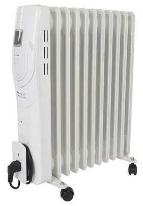 Aquecedor a Óleo (11 Elementos) 2500W c/ Visor LCD - PEREL