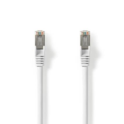 Cabo de Rede RJ45 CAT8.1 S/FTP Branco (2 mts) - 