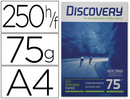 Papel Fotocopia  Fast Pack Din A4 75 Gr Papel Multiuso Tinteiro e Laser (2500 Folhas)