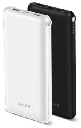 PowerBank 10000mAh 5V 3A 2x USB/USB-C/MicroUSB (S90) - 