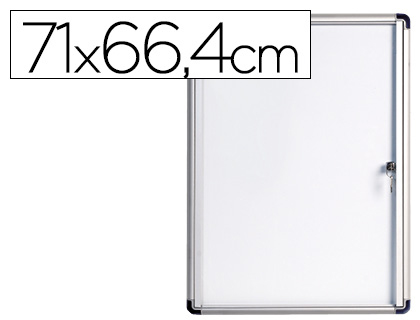 Vitrine de Interior Fundo Magnético Extra Plana 710x664mm