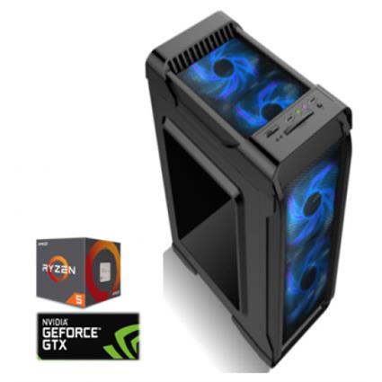 Computador Powerpaly Ryzen 5 1400 GTX 1050TI 4GB 8GB/120GB SSD + 1TB + Win 10 - 