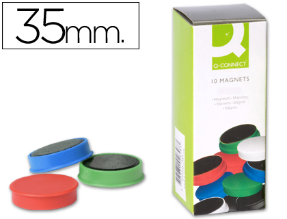Ímans Para Quadro Magnético 35mm (10 Unidades) Sortido