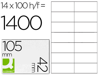 Etiquetas Adesivas  Din A4 105 X 42 mm