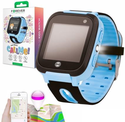 Smartwatch Criança 1.4 GPRS SIM c/ Localizador LBS (Azul) -  KW-50