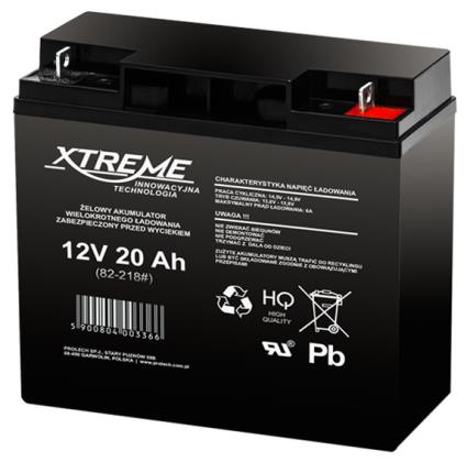 Bateria de Chumbo 12V 20Ah (178 x 73 x 166 mm) - 