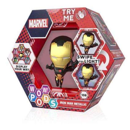 Figuras Wow! Pods  Iron Man Gold Metallic Leve WOW! PODS