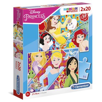 Disney Princess Maxi Puzzle 2x20 Pieces One Size Multicolor