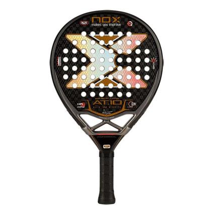 Raquete De Padel At10 Genius Hard By Agustin Tapia One Size Black / Orange