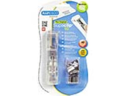 Dispensador Supaclip Rapesco Supaclip 40 Folhas Capacidade Con 25 Clips Emojis Amarelo Color Transparente