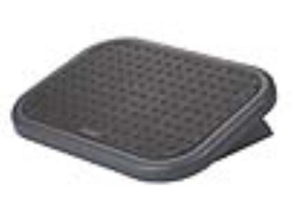 Apoio de Pes Q-connect Ajustável com Tapete de Borracha 450x330x85mm