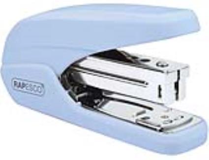 Agrafador  x5-25ps Mini Capacidade 25 Folhas Usa Agrafes 24/6 Y 26/6 Color Azul