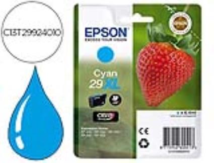 Tinteiro Epson Home 29 XL t2992 xp435/330/335/332/430/235/432 Ciano 450 Pag