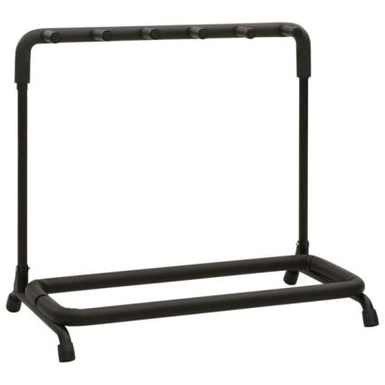 Suporte para Guitarras 5 Secções Aço Preto