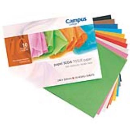 Bloco de Papel de Seda Campus Folio 10Fls Sortida