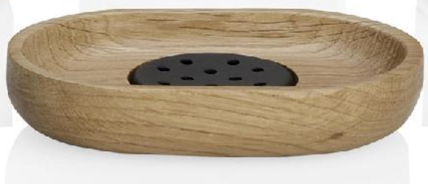 Saboneteira Roble/inox Preto