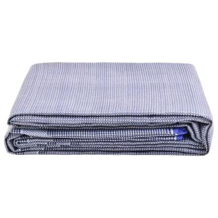 Tapete de Campismo para Tenda 400x250 cm Azul