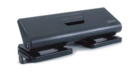 Furador 4 Furos 75P Preto 16 Folhas 